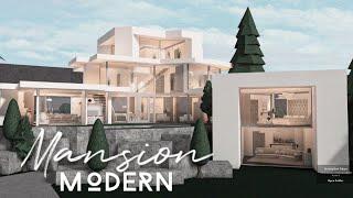 Bloxburg Mansion Modern House No Largeplot House Build