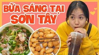 Buổi sáng ăn gì ở Sơn Tây??  Tiểu Màn Thầu