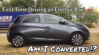 Renault Zoe POV Drive ️  First Time Driving an Electric Car Do I actually like it? French Euro