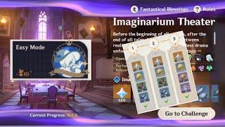 Imaginarium Theater Easy Mode gameplay  Genshin Imapct  New Event