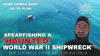 SPEARFISHING A HAUNTED SHIPWRECK SS ALKIMOS -AUSTRALIAN ADVENTURES