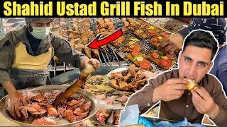 Famous Grill fish 30Dirham kg in Dubai  Street Food and sea food restaurant