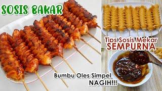 TIPS SOSIS BAKAR MEKAR SEMPURNA  Resep Sosis Bakar Bumbu Mantap