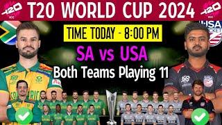 T20 World Cup 2024  South Africa vs United States Match Details & Playing 11  SA vs USA 2024