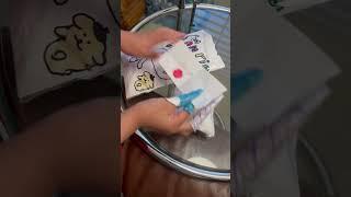 My daughter first time to share the Sanrio Blind Bag