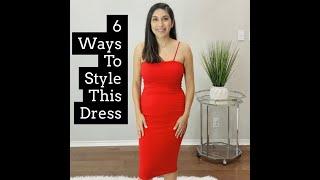 6 Ways To Style A Red Dress