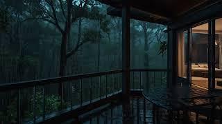Rain Sounds For Sleeping - Rain And Thunder Sound At Night