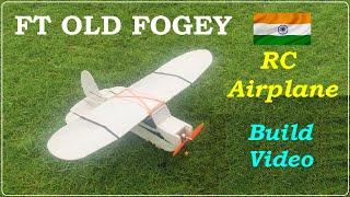 Remote Control Airplane  Homemade using Thermocol & Depron sheet  FT Old Fogey 3 channel RC Plane