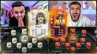 93 GULLIT vs FOFANA Squad Builder BATTLE ⭐️ FIFA 22 Headliner SBB vs Wakez 