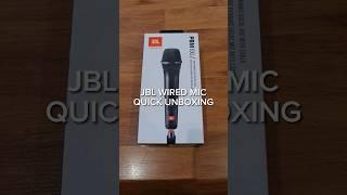 JBL Wired Microphone Unboxing and test