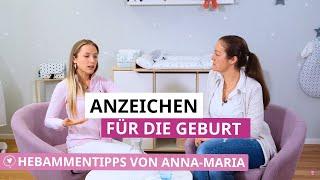 Anzeichen für die Geburt  Wehen erkennen  Hebammentipps von Anna-Maria   babyartikel.de