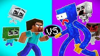 Monster School VS Huggy Wuggy School - Minecraft Animation