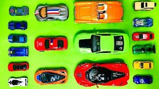 Different Cars with Different Sizes  Toy Sports Cars  Hot Wheels Cars
