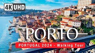 2024 PORTO Walking Tour 4K Portugal  ️ CAPTIONS ▶️ 137 min