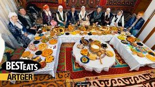 Nauryz Feast - Full Table Set for Kazakh New Year in Mongolia  Best Eats