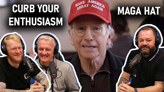 Curb Your Enthusiasm MAGA Hat REACTION  OFFICE BLOKES REACT