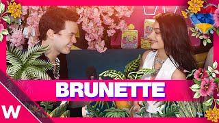  Brunette Future Lover INTERVIEW after Eurovision 2023 second rehearsal