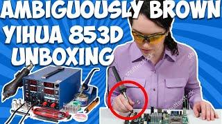 Yihua 853D Soldering Station Unboxing - Ambiguously Brown