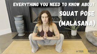 How to do Squat Pose Malasana Garland Pose - Proper Form Variations and Common Mistakes