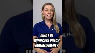 What Is Windows Patch Management?