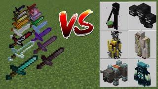 ALL Swords vs Minecraft