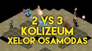 2vs3 en Kolizéum Xelor + Osamodas DOFUS