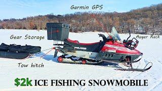 The Ultimate Ice Fishing snowmobile for $2000 Craigslist Find