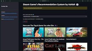 Steam Game Recommendation System