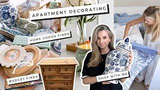 Apartment Decorating Budget finds. Home Goods shop with me & Amazon home finds