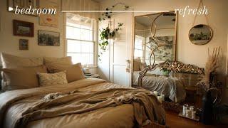 cozy bedroom refresh & redecorating for fall