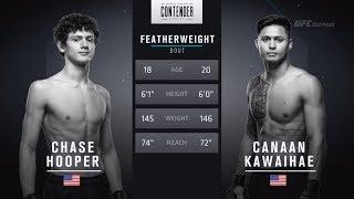 FREE FIGHT  18-year-old Hooper Impresses  DWCS Week 6 Contract Winner - Season 2