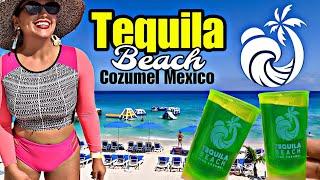 Party on Tequila Beach in Cozumel Mexico