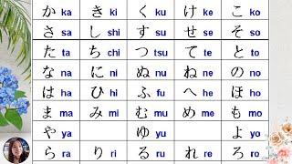 Phản xạ toàn bộ chữ cái HIRAGANA