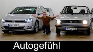 Volkswagen Golf All 7 generations Exclusive VW comparison test review - Autogefühl