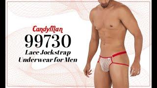Candyman 99730 Lace Jockstrap Mens Underwear - Johnnies Closet