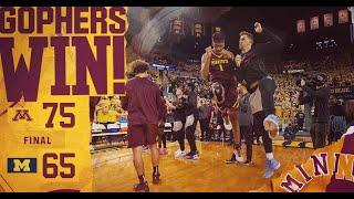 Highlights Gopher Mens Basketball Takes Down Michigan 75-65 in Ann Arbor