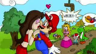 mario x peach peach vs pauline