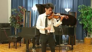 Ilkhom Mukhiddinov - Sonata No  2 for violin - Bach   Live at Kansas Public Radio November 1 2022