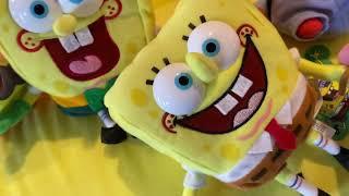 My Newest SpongeBob Colorbok Plushes - Mermaid Man SB Sandy Krabs Jellyfishing SB & More