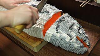 Lego In Real Life 4 - Lego Stop motion Cooking Series 3 binge viewing & ASMR