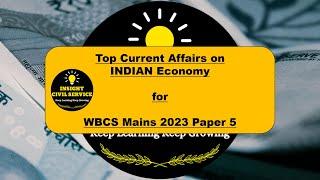 WBCS Mains 2024 Paper 5 Indian Economy CA I Explained in Bangla I