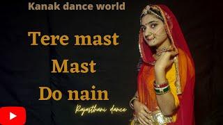 tere mast mast do nain  Salman khan  rajasthani dance rajputi dance  bollywoodsongs kanaksolanki