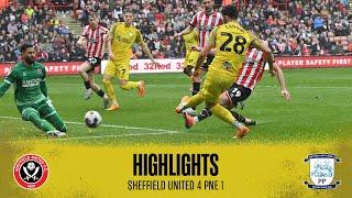 Highlights Sheffield United 4 PNE 1