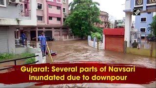 Gujarat Several parts of Navsari inundated due to downpour