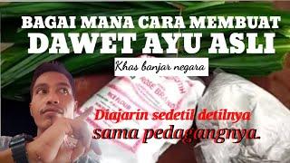 Cara membuat dawet ayu asli khas banjar negara..