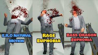  TOP 3 Euphoria Mods For GTA 5 Physics Comparison