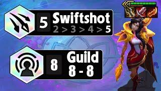 3-STAR XAYAH 5 Swiftshot + 8 Guild  TFT PBE Set 7.5