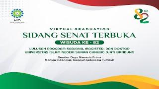  LIVE  Sidang Senat Terbuka Wisuda Ke-82 UIN Sunan Gunung Djati Bandung