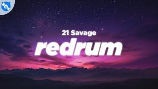 21 Savage - redrum Clean - Lyrics