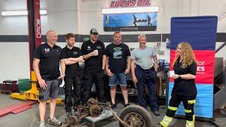 MG Midget restoration for Help For Heroes is back. New team members & lots of laughs. Team Auto Lass